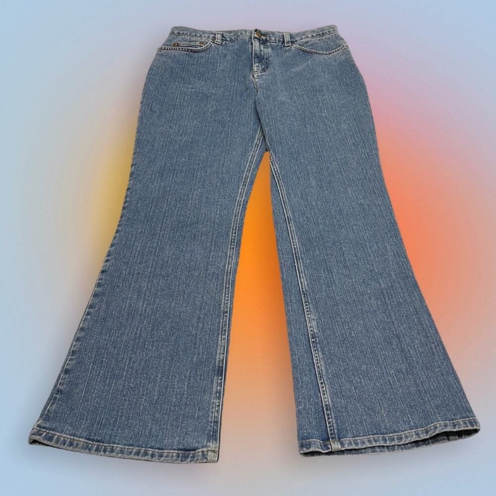 JONES NEW YORK Women’s 12 Stretch Boot Cut Blue Jeans